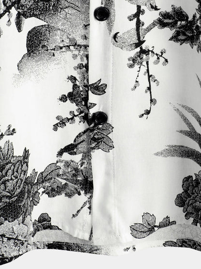 Men's Summer Holiday Button Up Hawaiian Breathable Short Sleeve Shirt