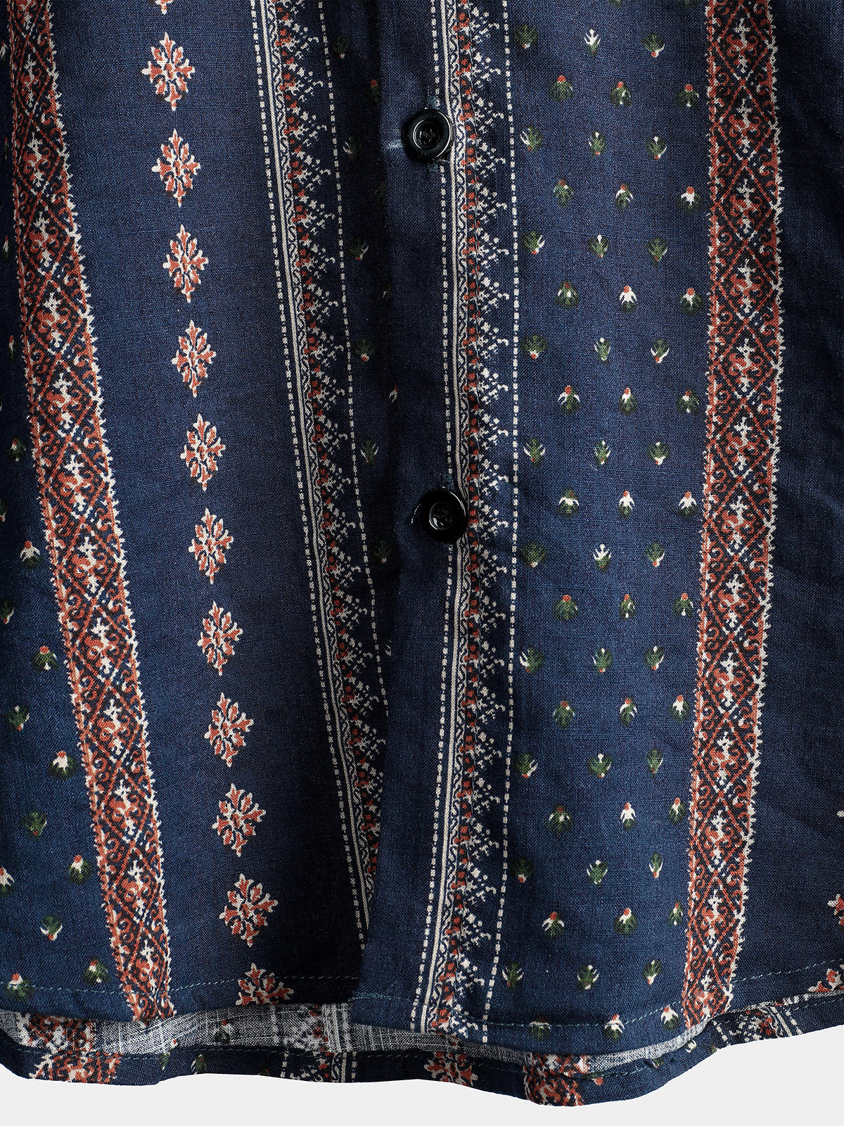 Men's Vintage Cotton Hawaiian Short Sleeve Shirt
