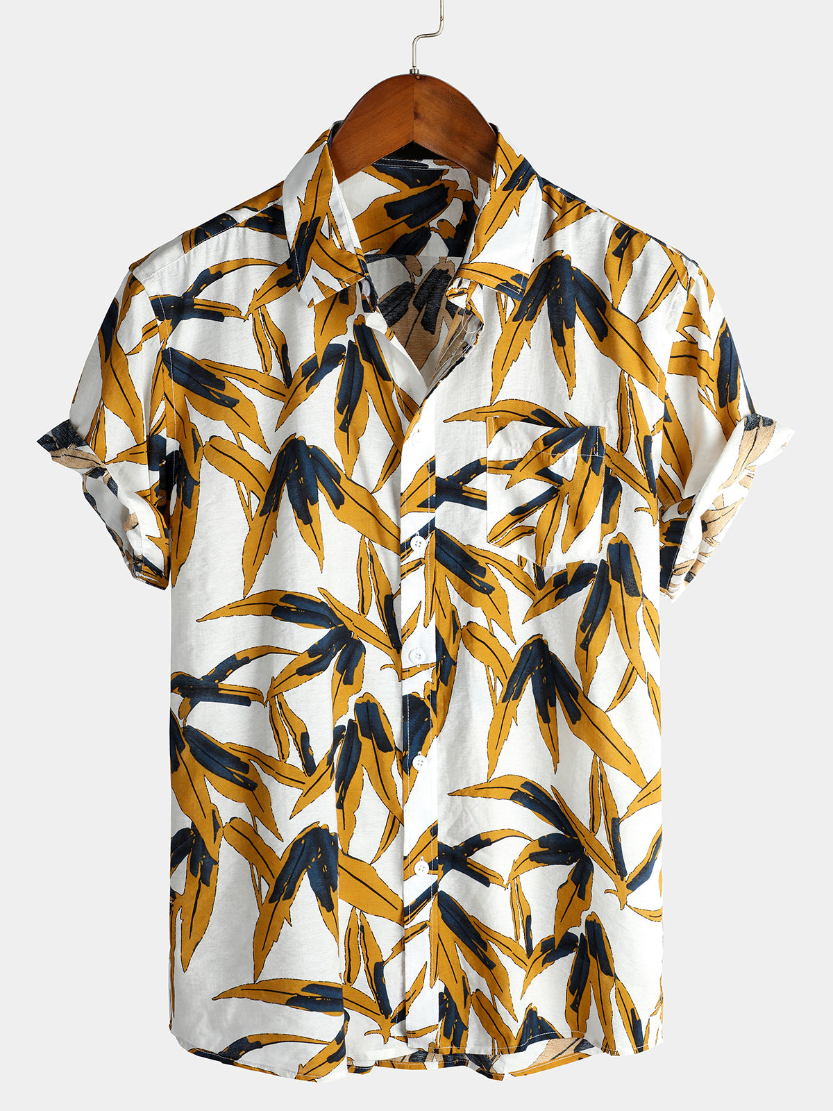 Men's Casual Holiday Pocket Cotton Shirt