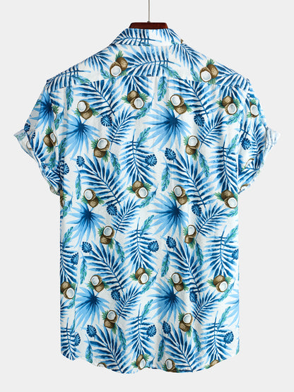Men's Casual Holiday Pocket Cotton Shirt