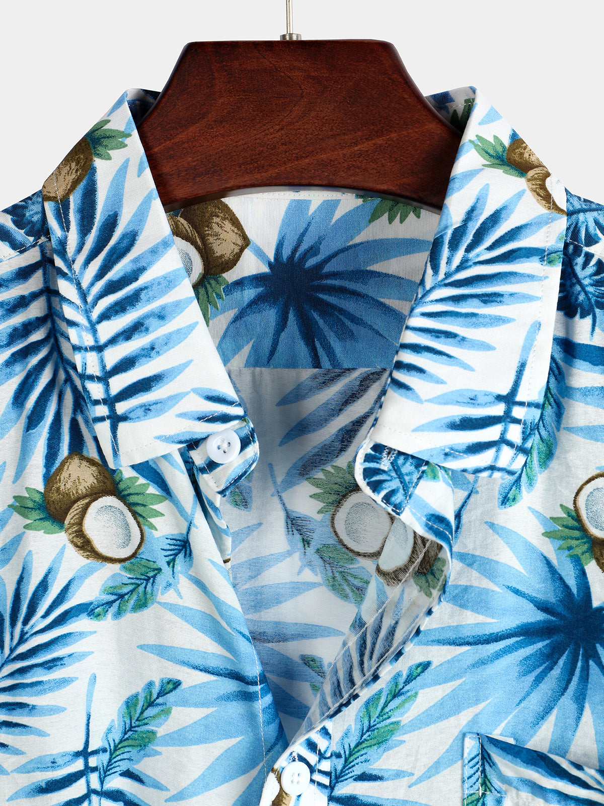 Men's Casual Holiday Pocket Cotton Shirt