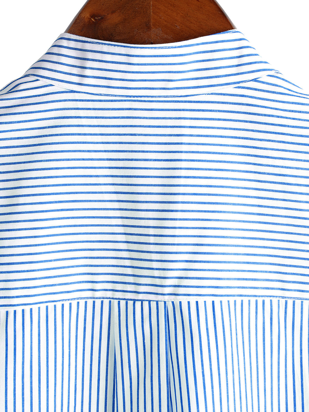 Men's Cotton Henley Breathable Stand Collar Solid Color Short Sleeve Classic Vertical Striped Shirt