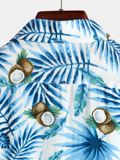 Men's Casual Holiday Pocket Cotton Shirt