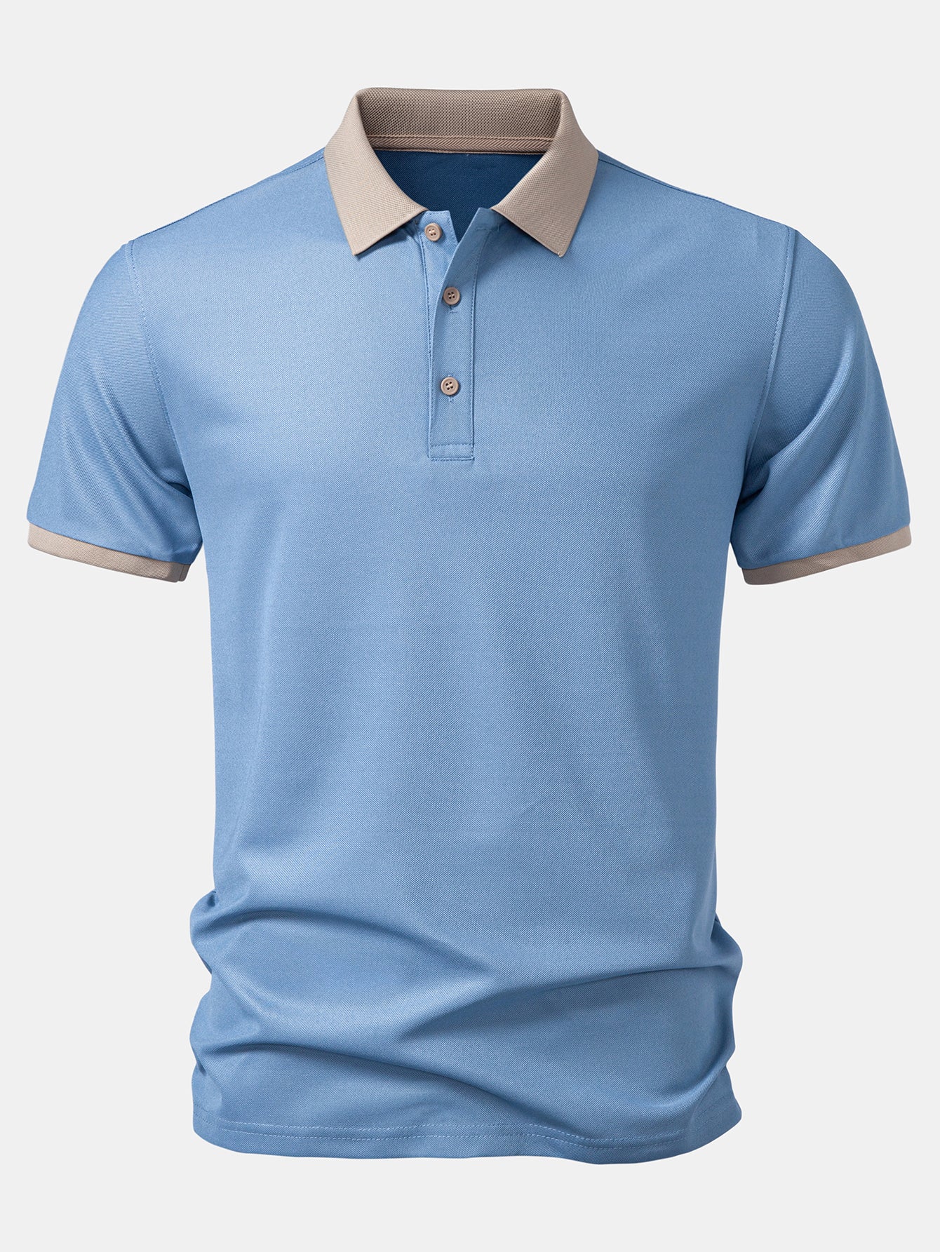 Contrast Collar Polo