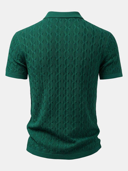 Twisted Jacquard Knit Shirt