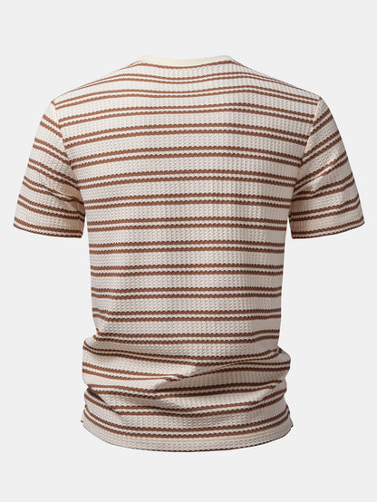 Stripe Waffle T-Shirt