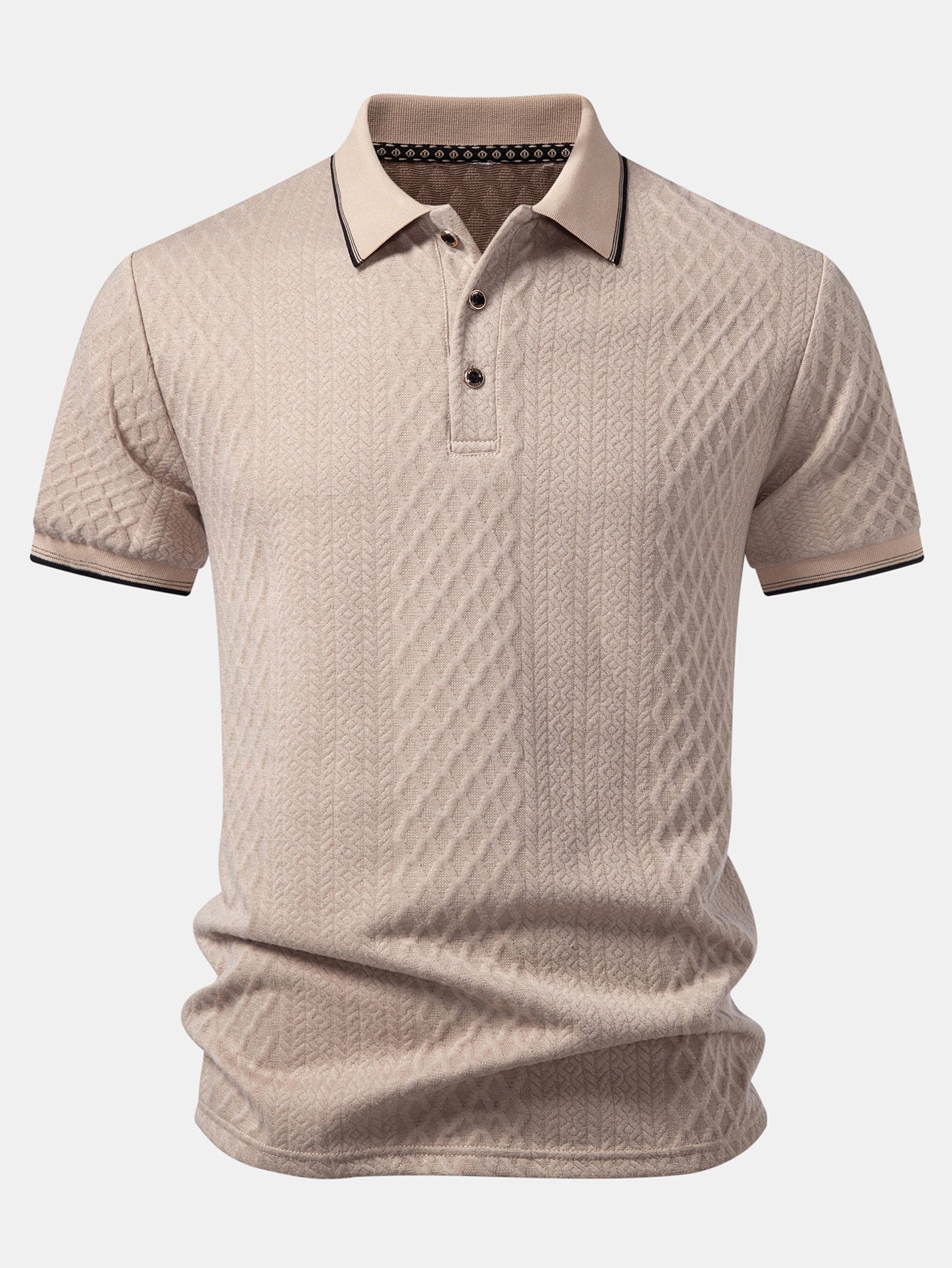 Geometry Jacquard Polo