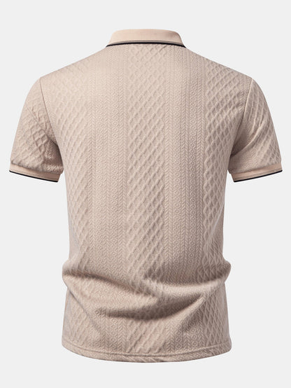 Geometry Jacquard Polo