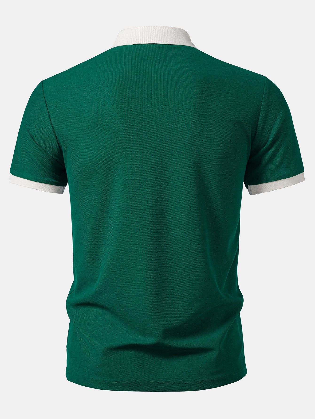 Contrast Collar Polo