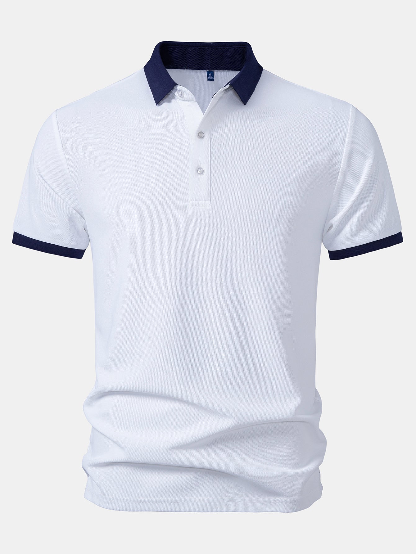 Contrast Collar Polo