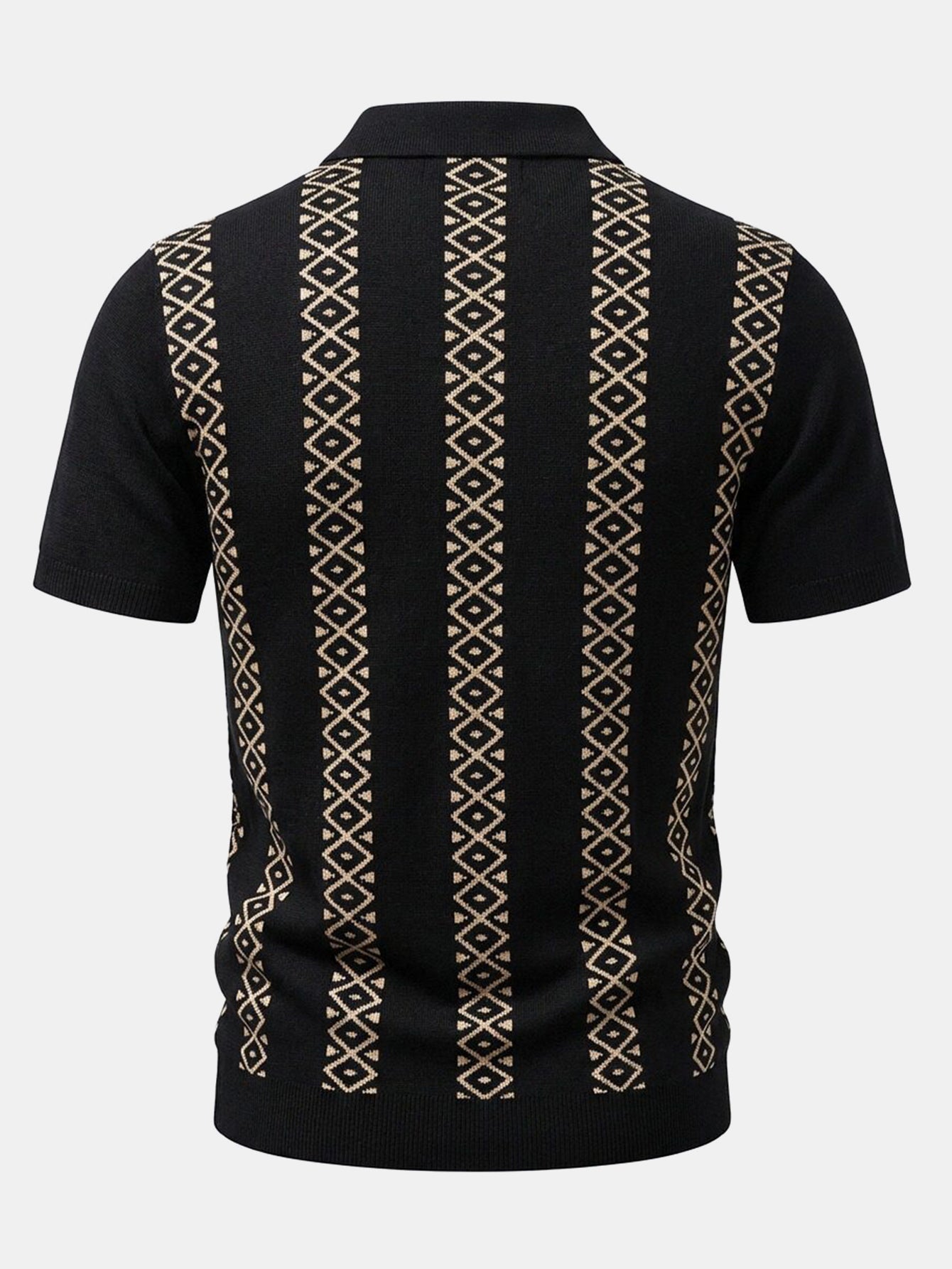Geometric Knit Shirt