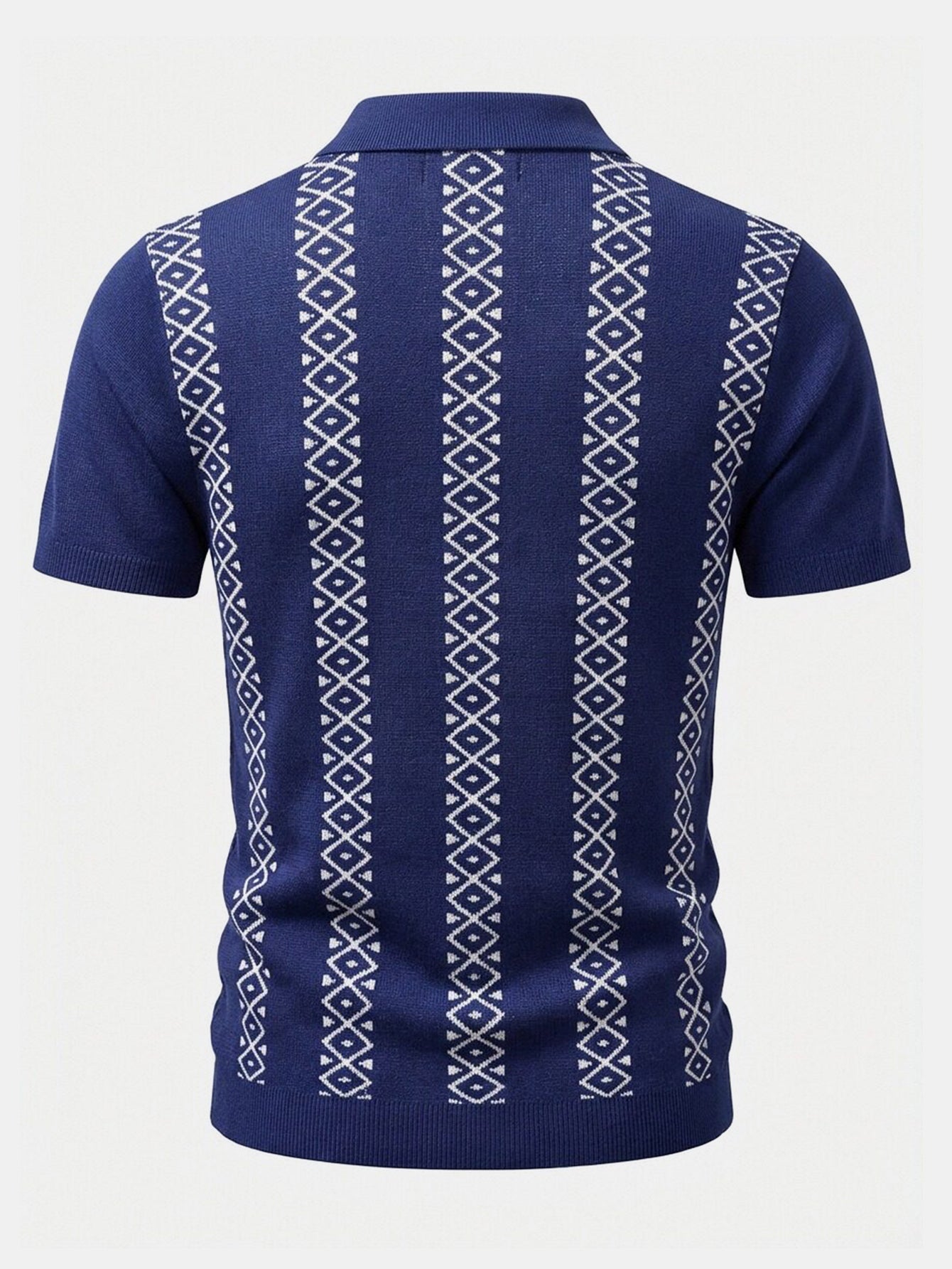 Geometric Knit Shirt