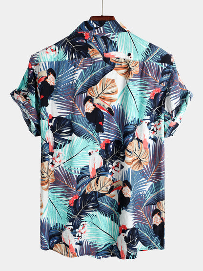 Men's Casual Holiday Pocket Cotton Shirt
