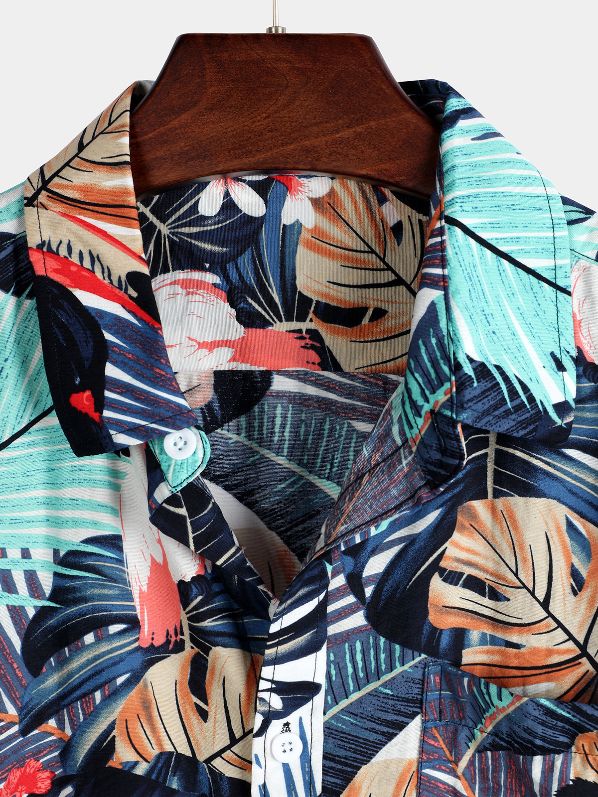 Men's Casual Holiday Pocket Cotton Shirt