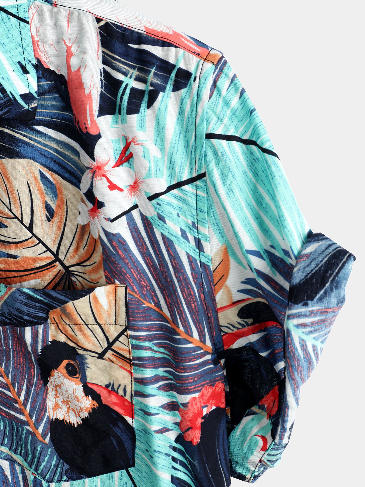 Men's Casual Holiday Pocket Cotton Shirt