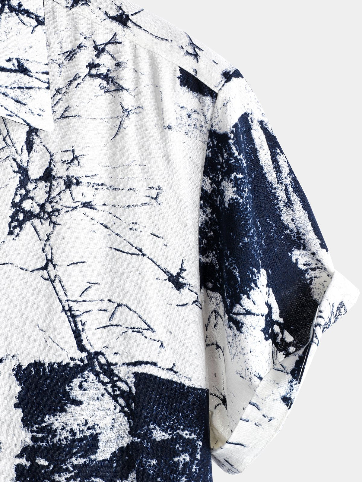 Men's Retro Short Sleeve Holiday Casual Shirt