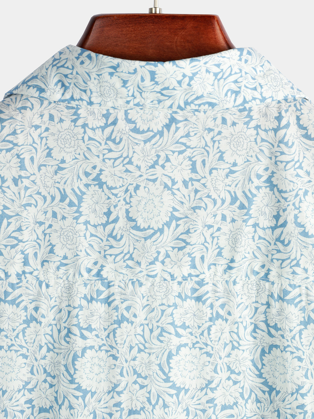 Men's Floral Printed Holiday Cotton Casual Shirt