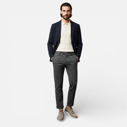Men’s Refined Knit Lace-Up Oxfords