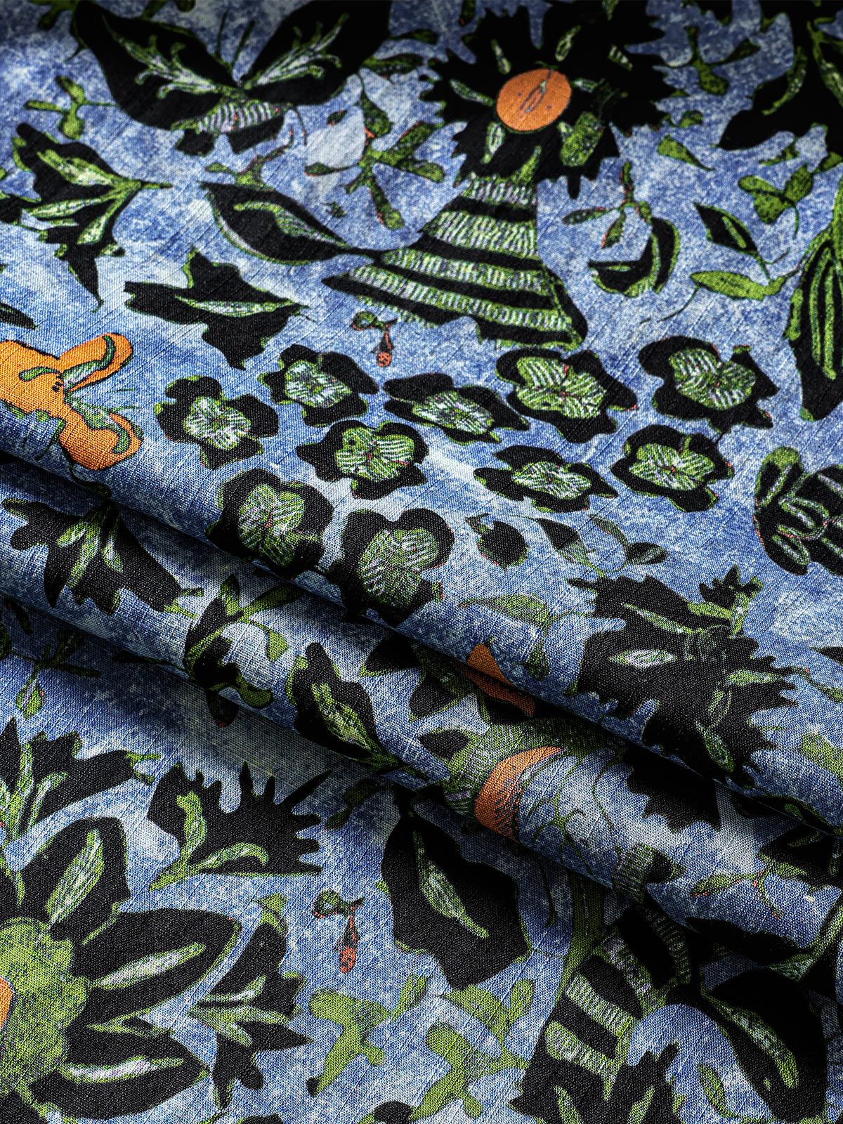 Men’s Boho Floral Short Sleeve Breathable Cool Casual Vacation Shirt