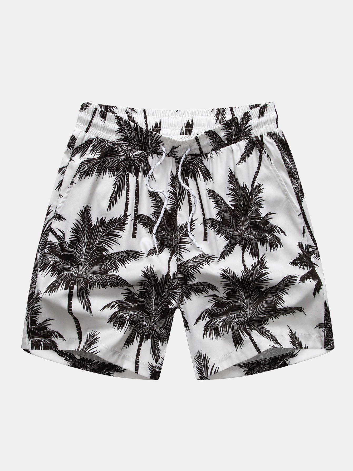 Palm Tree Print Swim Shorts