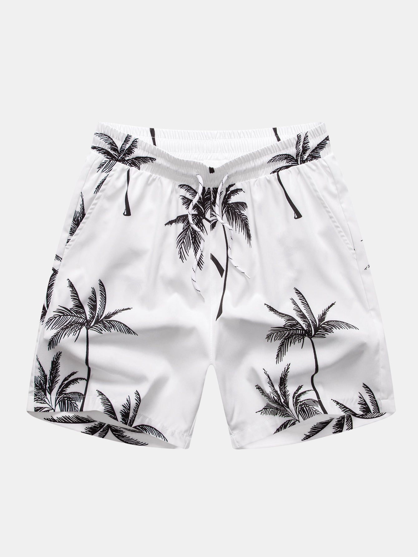 Palm Tree Print Swim Shorts