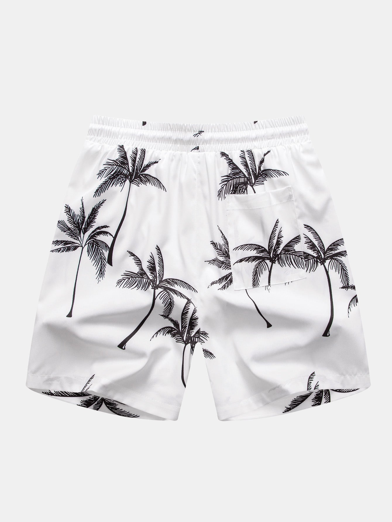Palm Tree Print Swim Shorts