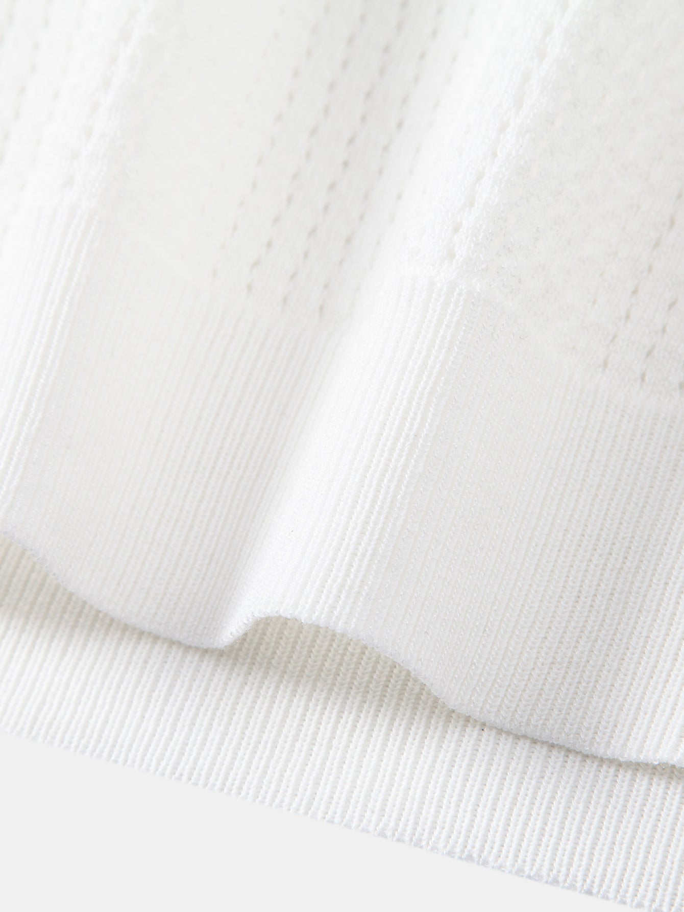 Contrast Stripe Trim Pocket Johnny Collar Knit Polo