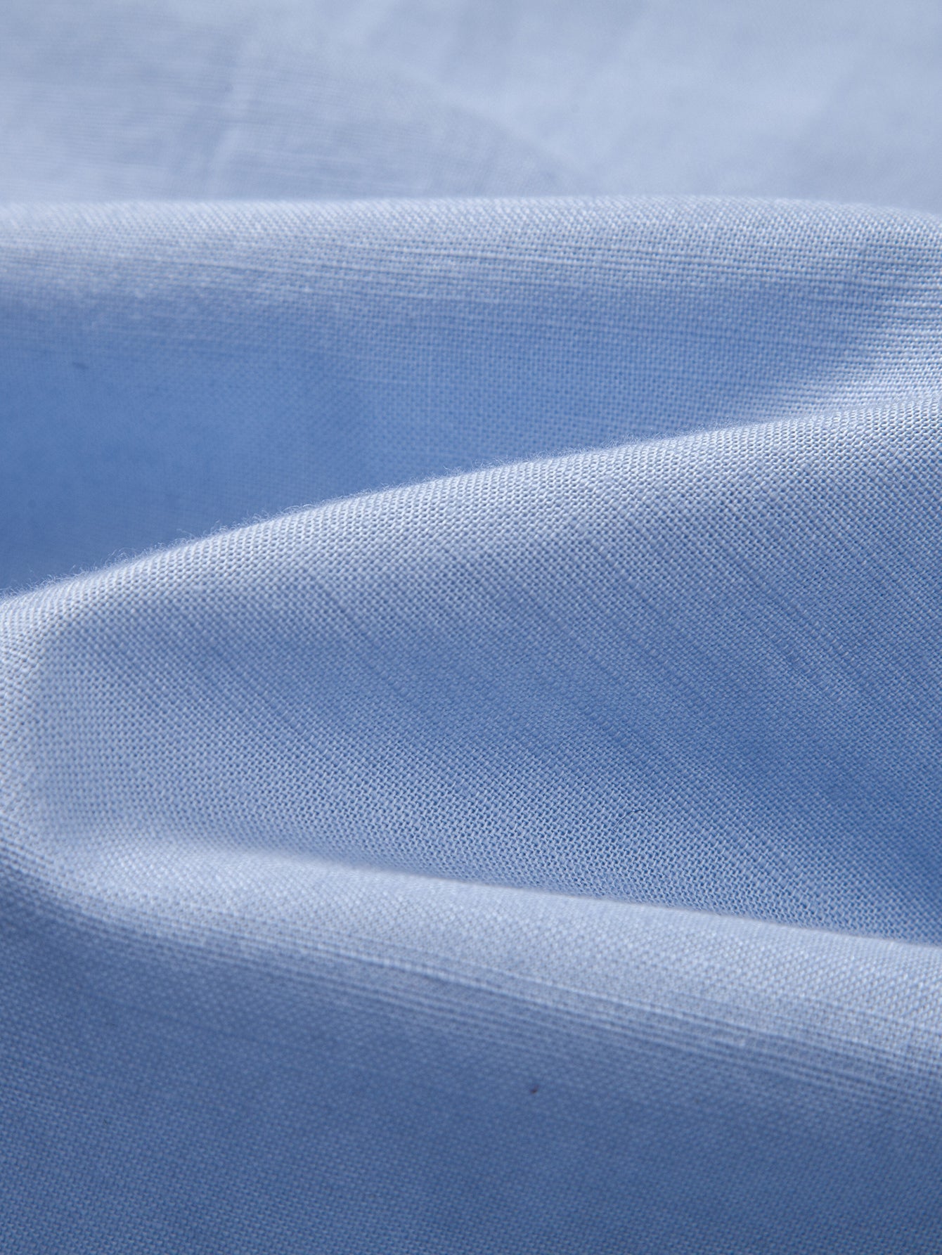 Long Sleeve Linen Cotton Blend Shirt With Pocket