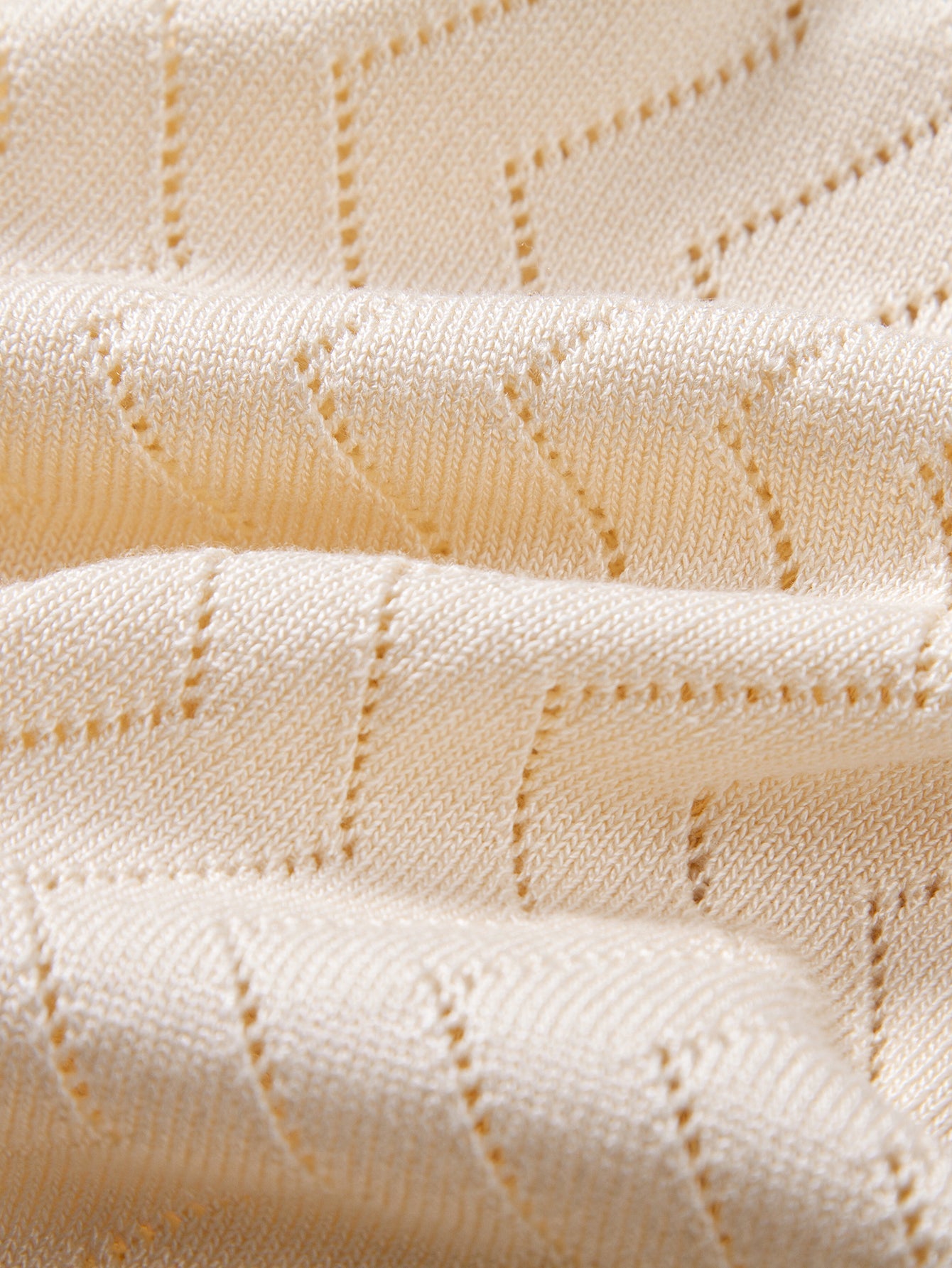 Zig Zag Open Knit Shirt