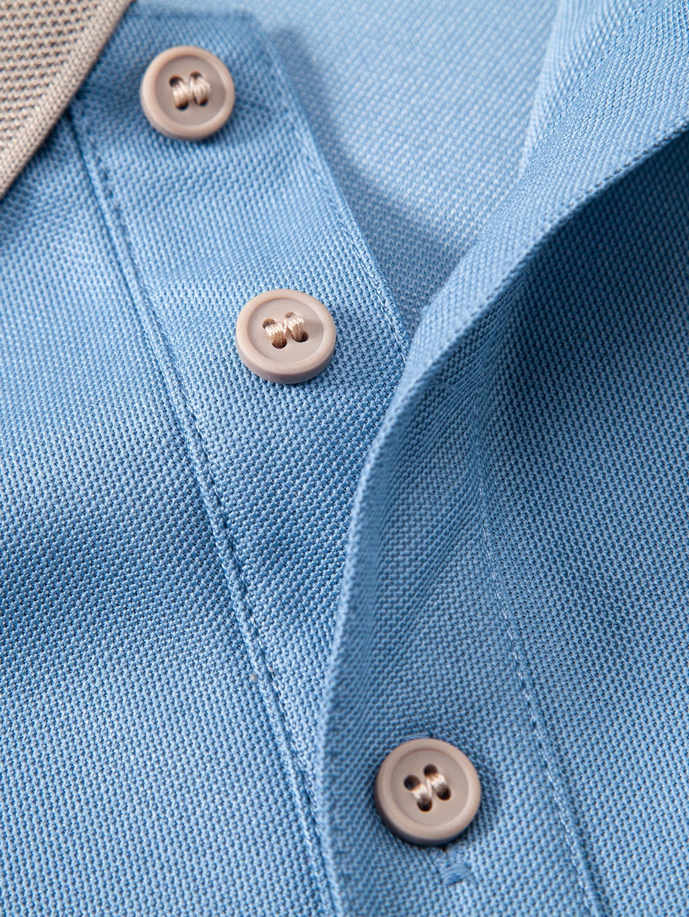 Contrast Collar Polo