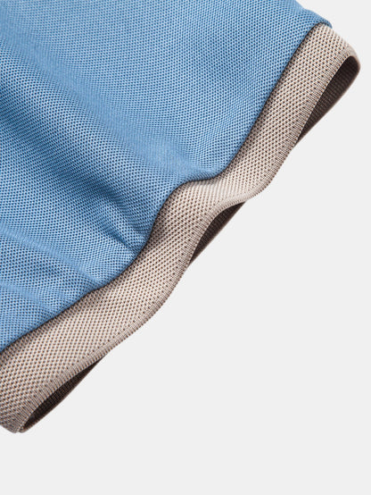 Contrast Collar Polo