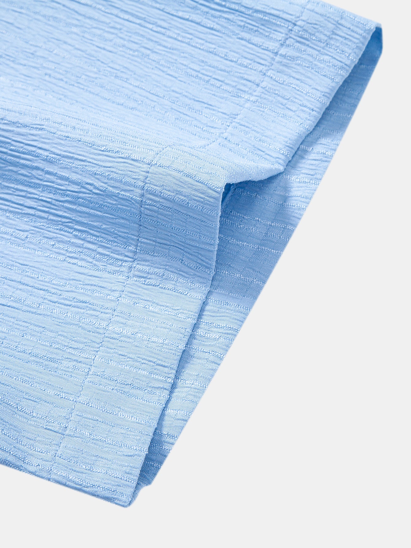 Crinkled Textured Button Down Shirt