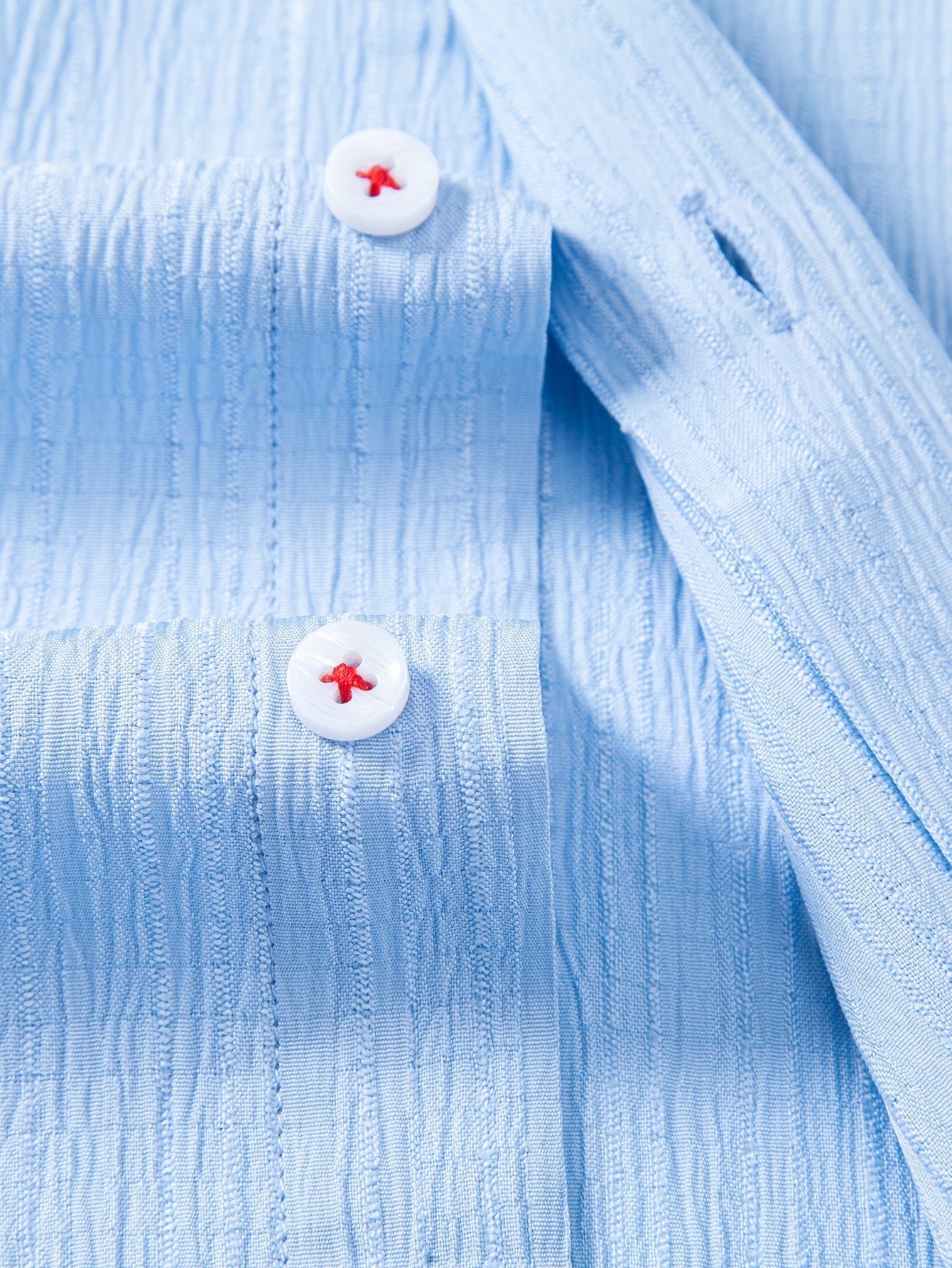 Crinkled Textured Button Down Shirt
