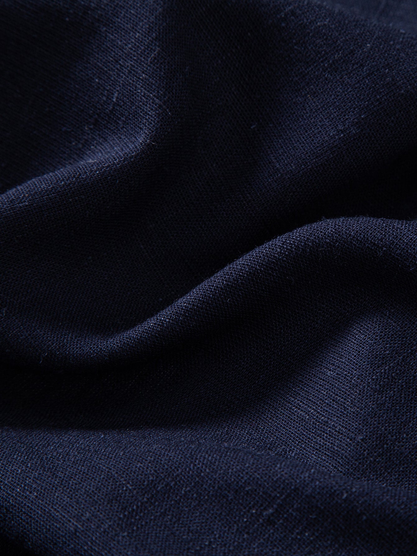 Contrast Stitching Linen Rayon Blend Cuban Shirt