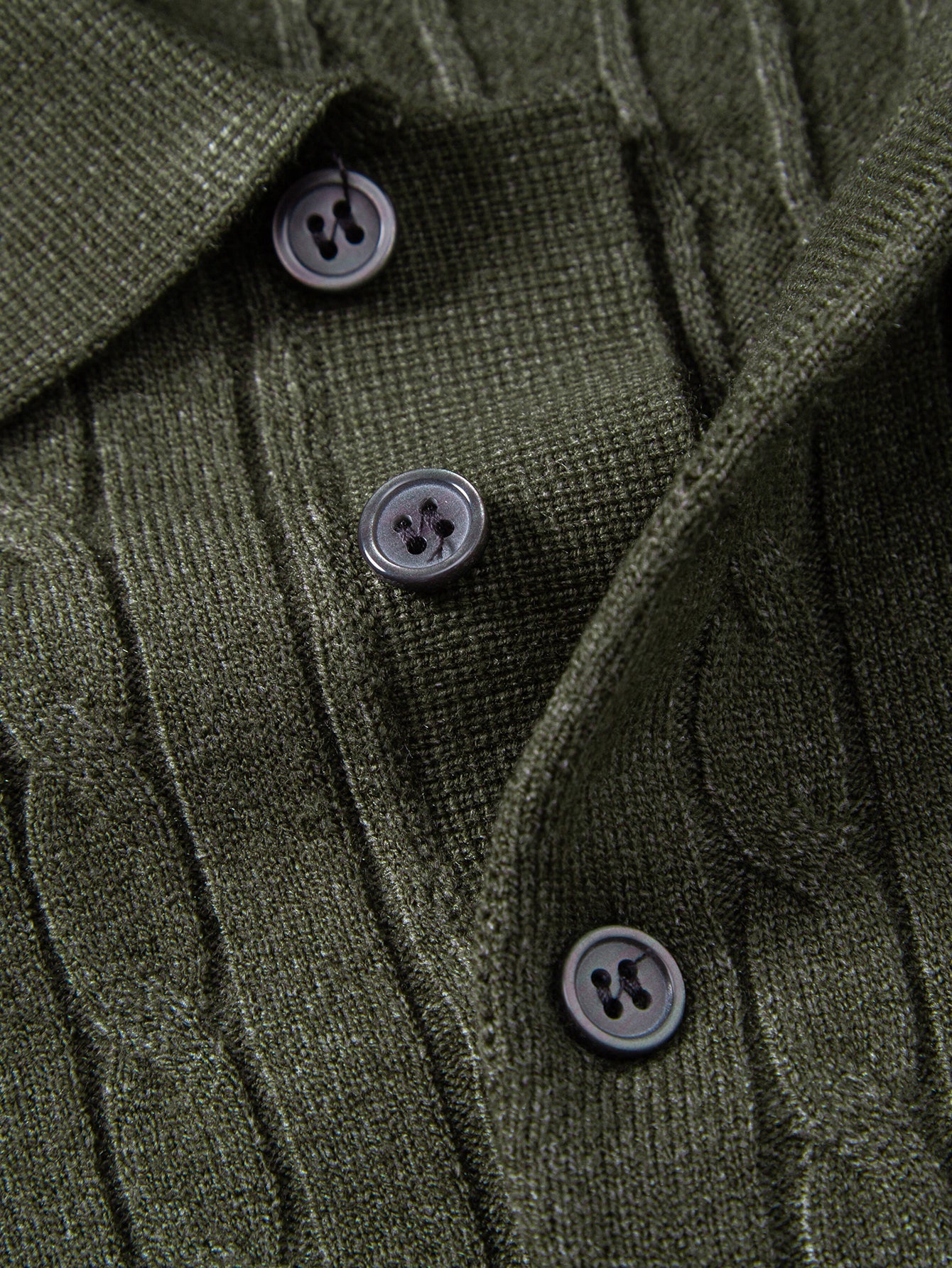 Twisted Jacquard Knit Polo