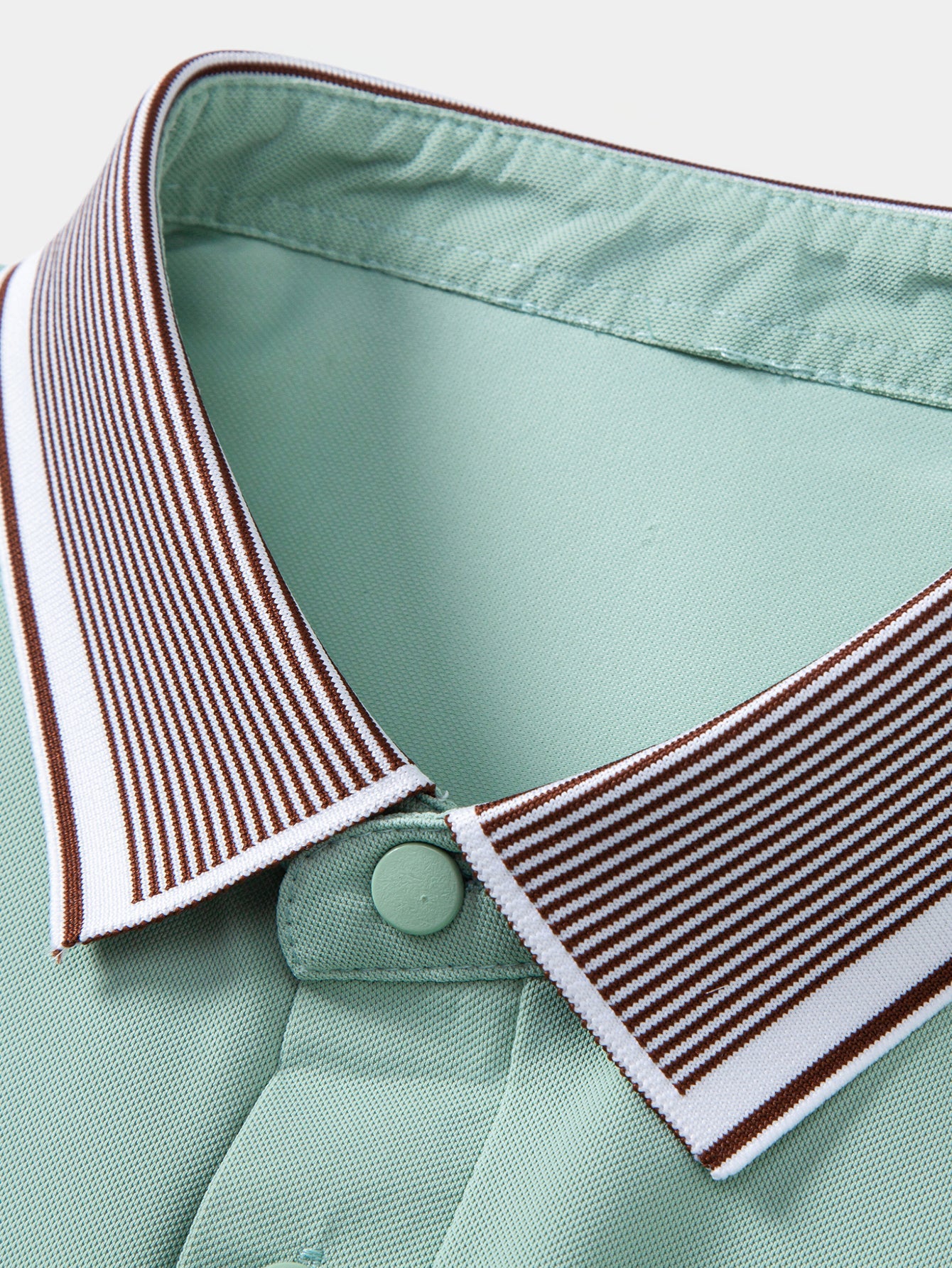 Contrast Stripe Trim Polo