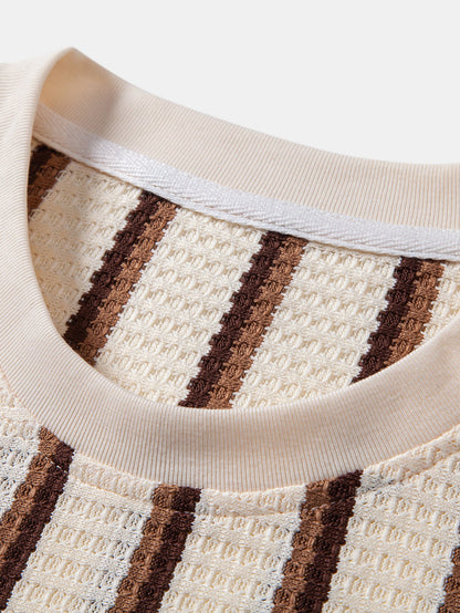 Waffle Stripe T-Shirt