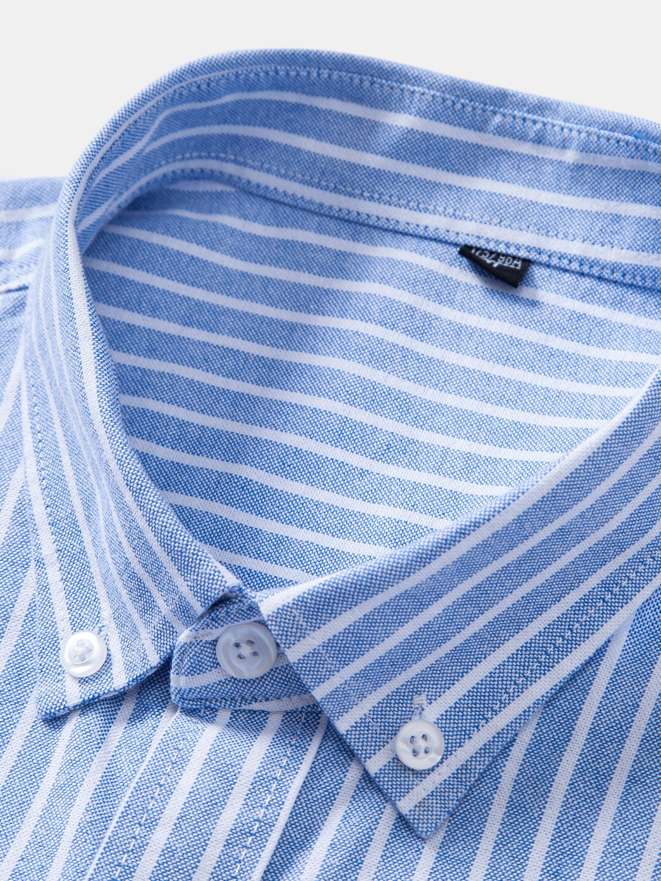 Cowboy Embroidery Cotton Stripe Shirt