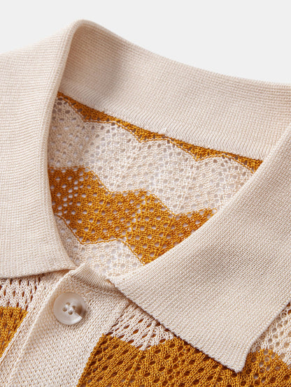 Wave Crochet Shirt