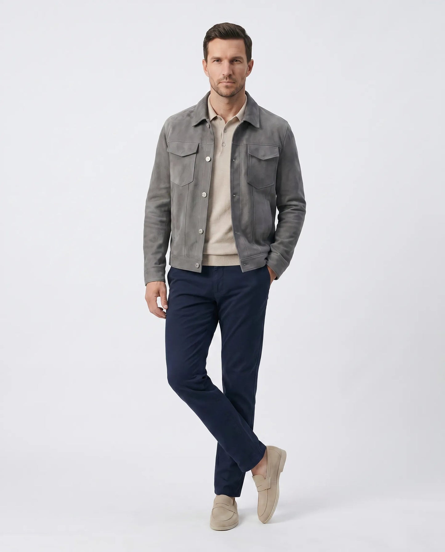 Men’s Refined Suede Outerwear