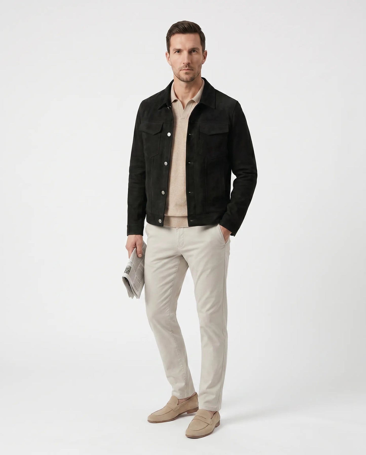 Men’s Refined Suede Outerwear