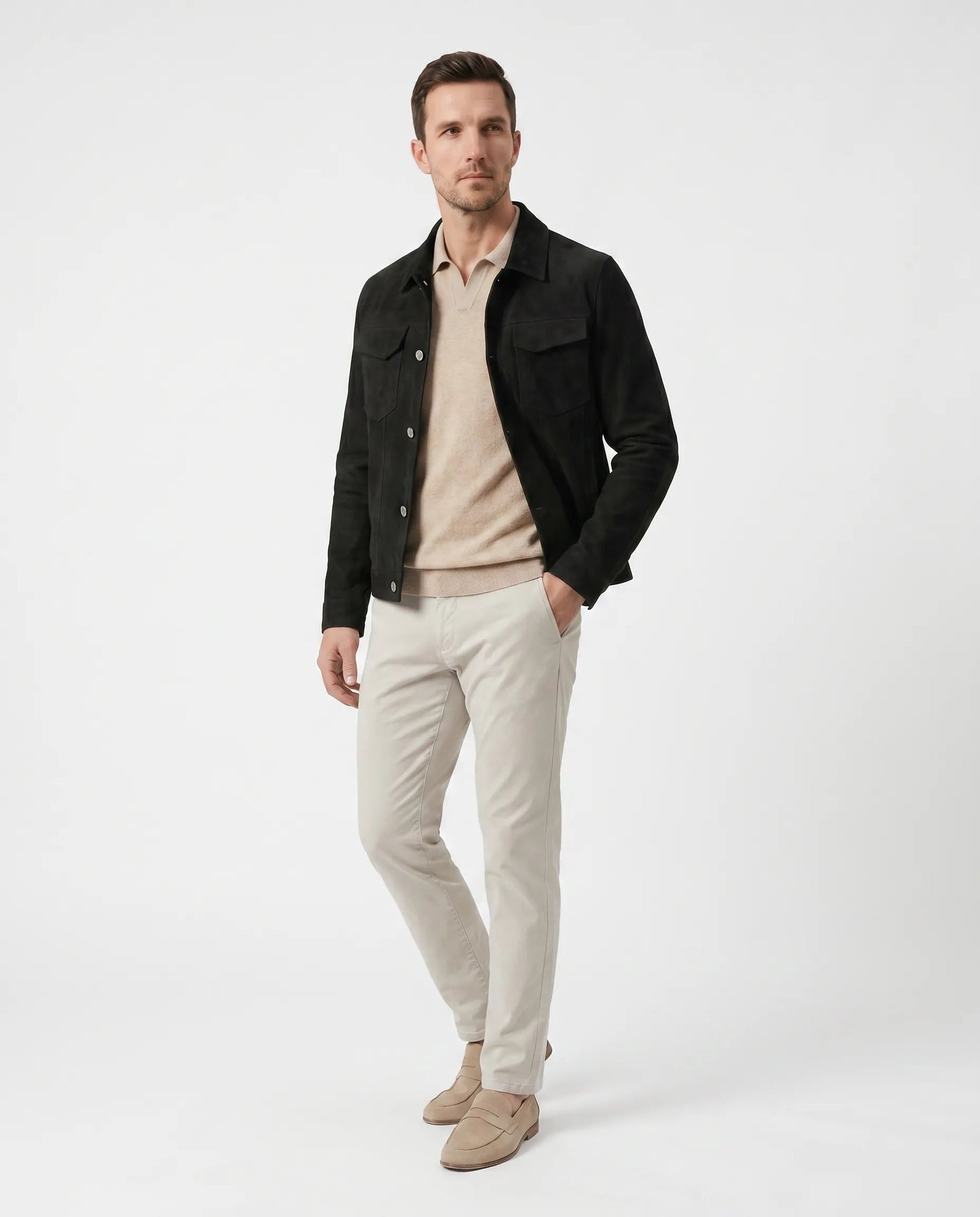 Men’s Refined Suede Outerwear