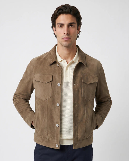 Men’s Refined Suede Outerwear