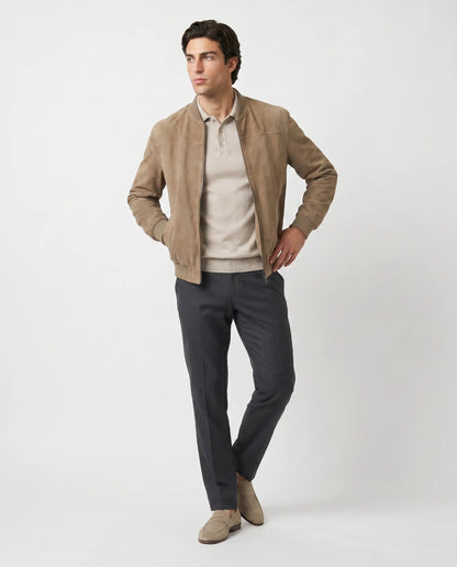 Men’s Aviator Suede Jacket