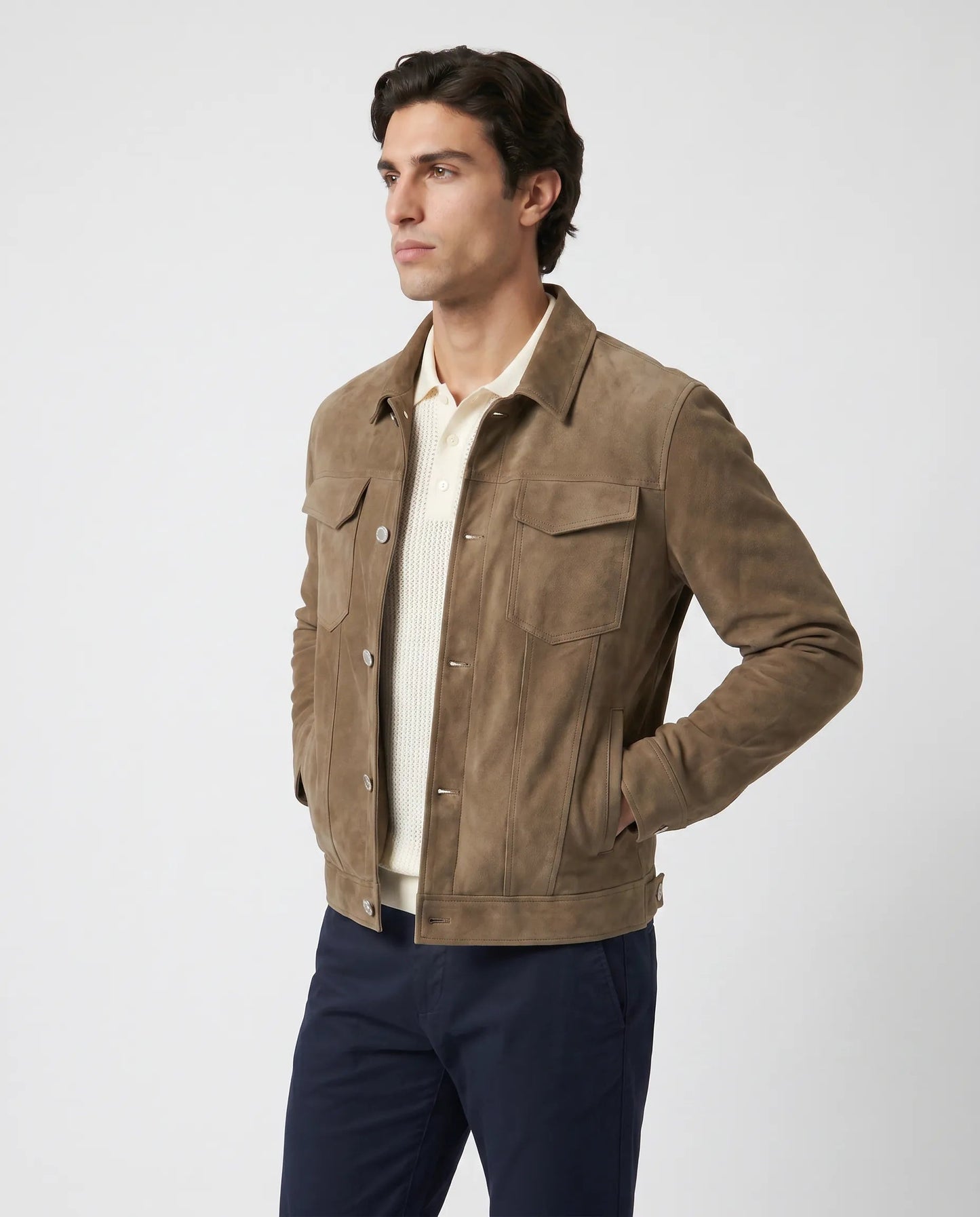 Men’s Refined Suede Outerwear