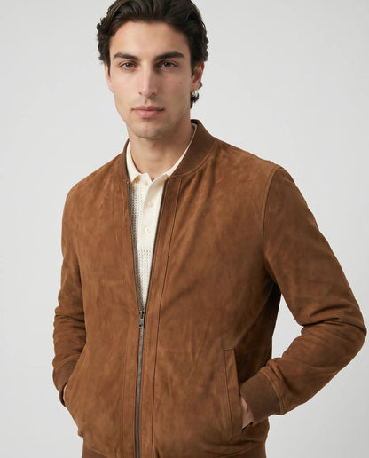 Men’s Aviator Suede Jacket