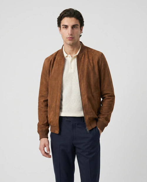 Men’s Aviator Suede Jacket