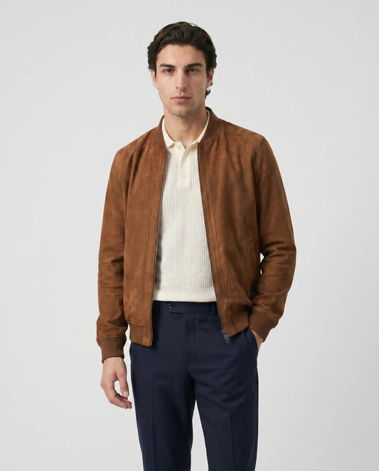 Men’s Aviator Suede Jacket