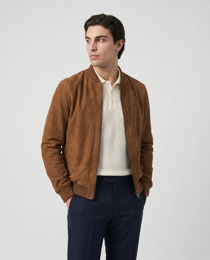 Men’s Aviator Suede Jacket