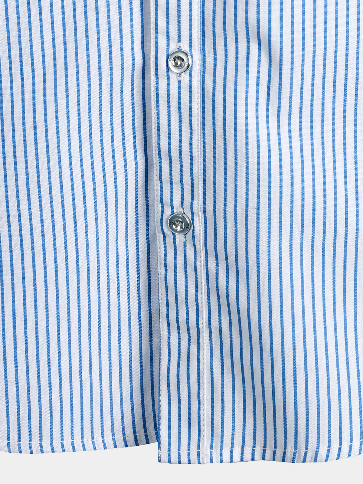Men's Casual Striped Pocket Short Sleeve Shirt
